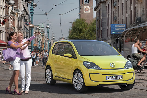 vw-e-up-electrique La Volkswagen E-Up!, qui sera commercialisée avant la Golf électrique