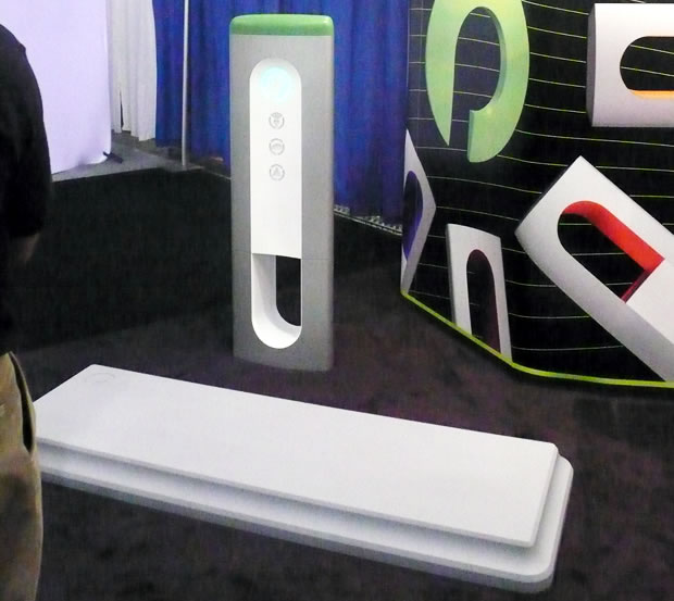 borne-plugless-power-evatran La borne de recharge Plugless Power d'Evatran.
