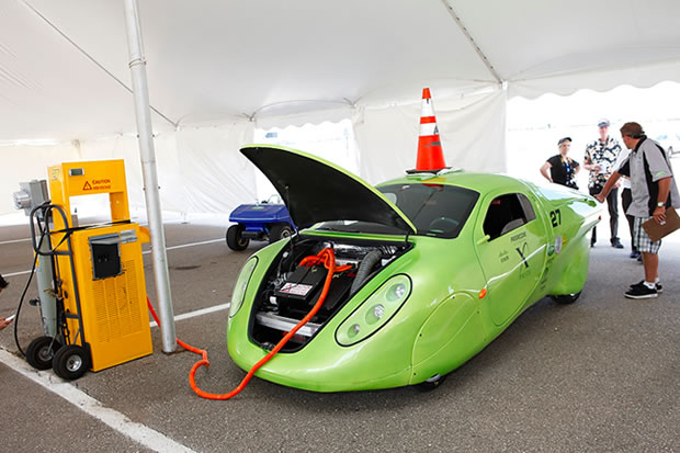 La Li-ion Motors en cours de charge.
