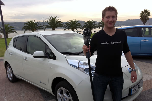 Yoann & la Nissan LEAF