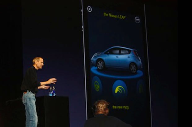Nissan LEAF sur iAd