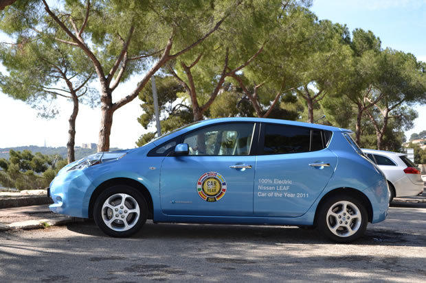 Nissan LEAF à Nice