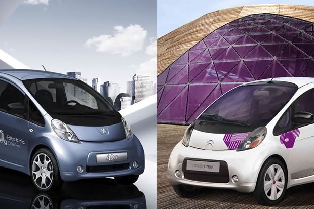 La Peugeot iOn et la Citroen C-Zero