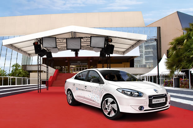 La Renault Fluence à Cannes