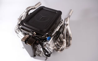 Moteur de formule 1 Mercedes