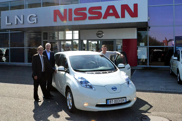 Réception de la Nissan LEAF