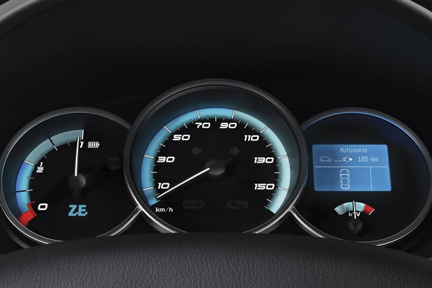 Tableau de bord de la Renault Fluence ZE