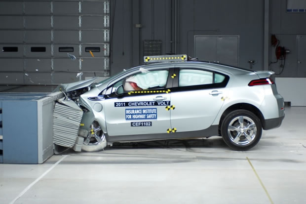 Le crash test de la Chevrolet Volt