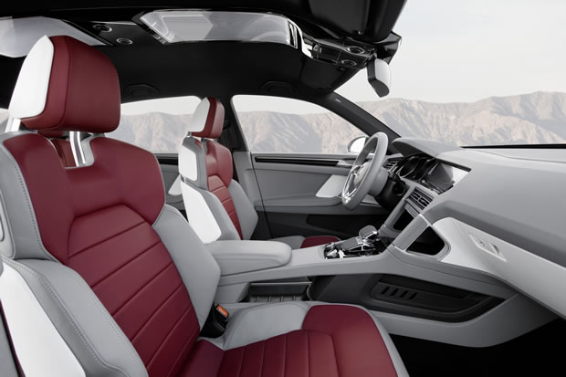 L'intérieur du volkswagen cross coupé concept