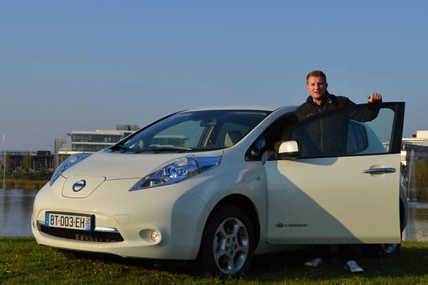Yoann voiture électrique TV 100% mag