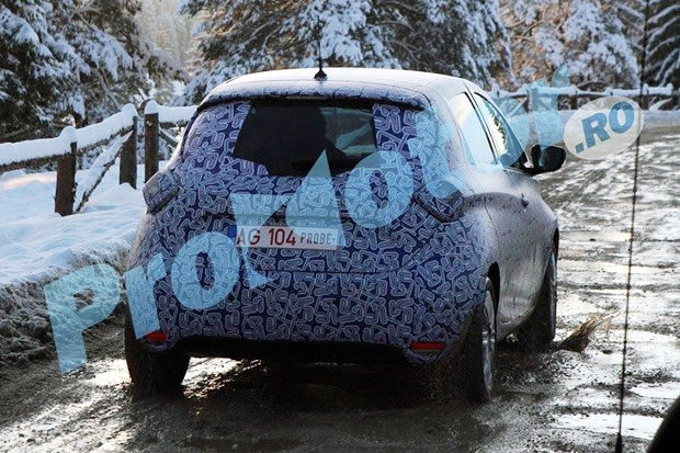 La Renault Zoé en hivers
