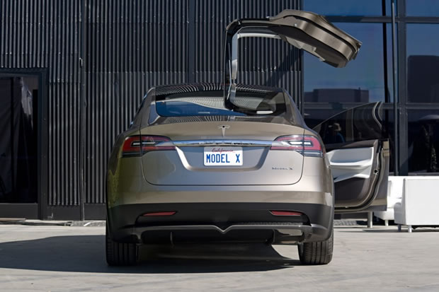 model-x L'arrière de la Model X