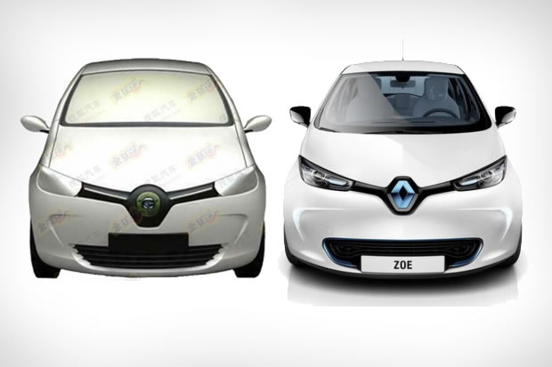 Copie de la Renault ZOE : un air de ressemblance, non ? Copie de la Renault ZOE : un air de ressemblance, non ?