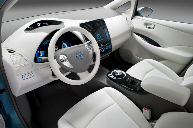 nissan-leaf-interieur L'intérieur de la Nissan LEAF