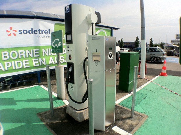 La borne de recharge