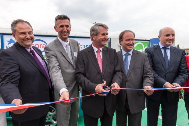 Inauguration borne recharge Nissan