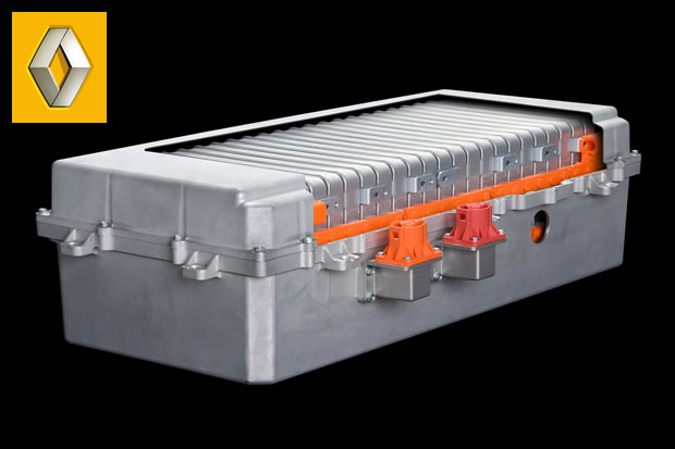 Batterie d'une voiture électrique Renault