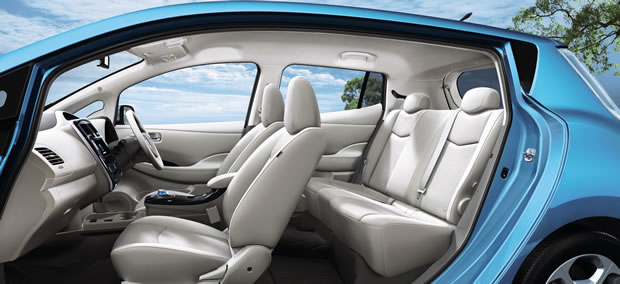 L'intérieur de la nouvelle Nissan LEAF