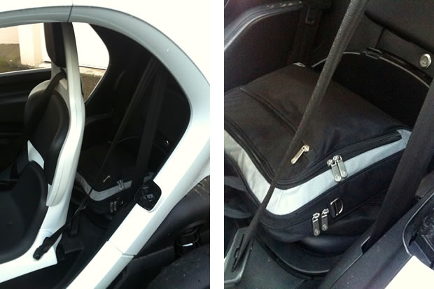 bagage-twizy un bagage dans le twizy