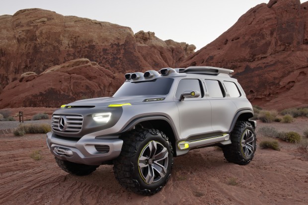 La face avant du Mercedes Ener-G-Force La face avant du Mercedes Ener-G-Force