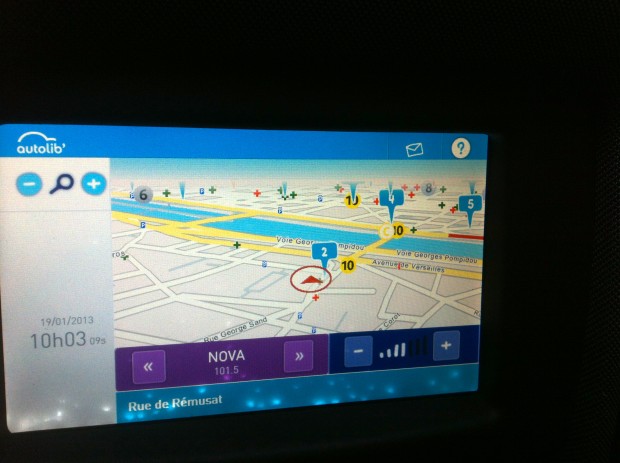 Le GPS Autolib