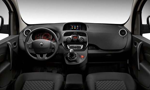 La planche de bord du nouveau Renault Kangoo électrique La planche de bord du nouveau Renault Kangoo électrique
