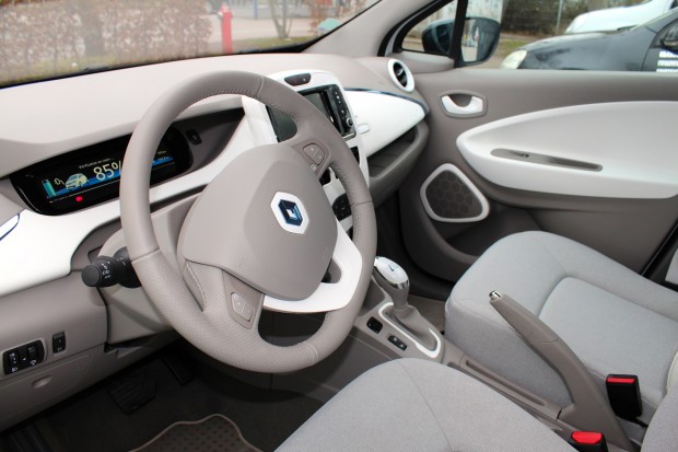 Les places avant de la Renault ZOE Les places avant de la Renault ZOE