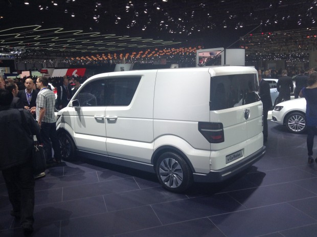 L'arrière du Volkswagen e-CO Motion Concept L'arrière du Volkswagen e-CO Motion Concept