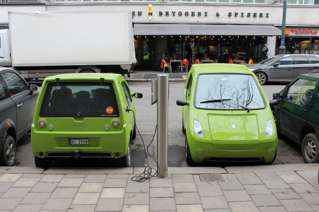 Les Buddy Car en cours de recharge