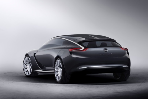 L'arrière de l'Opel Monza