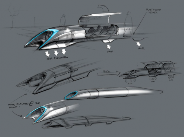 Design conceptuel d'une capsule d'Hyperloop Design conceptuel d'une capsule d'Hyperloop