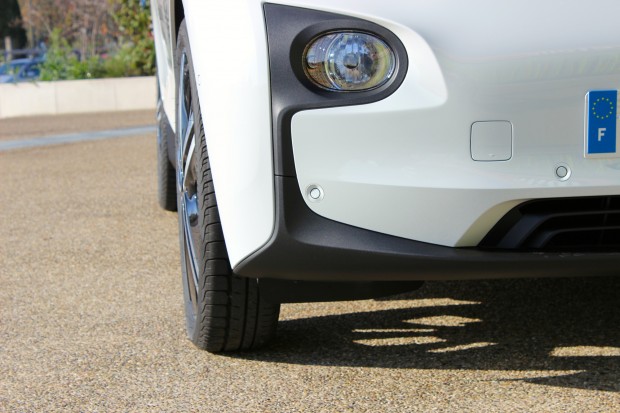 Les roues très étroites de la BMW i3