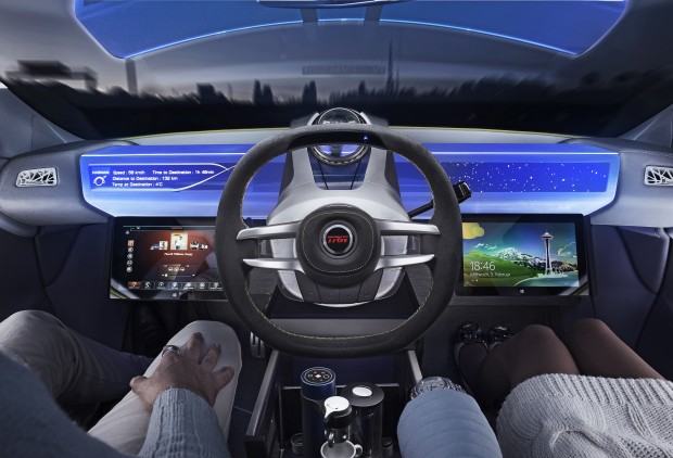 XchangE - Volant en position centrale