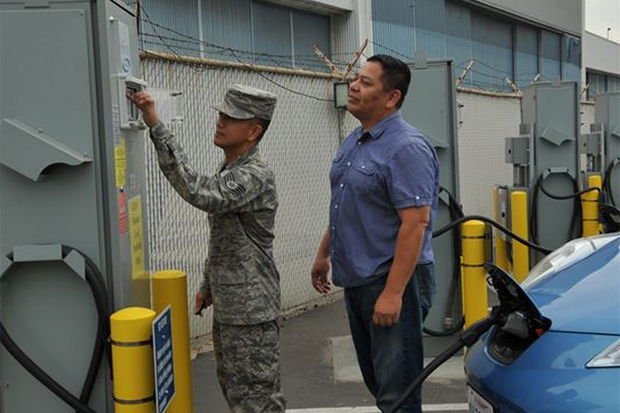 Expérimentation V2G à l'US Air Force