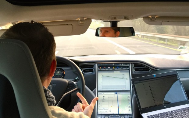Trajet en Model S