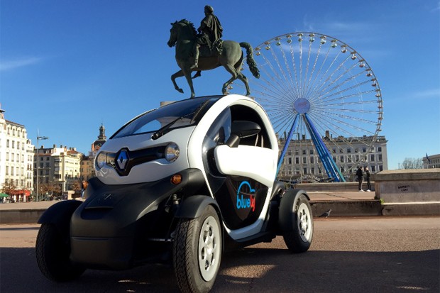 La Renault Twizy aux couleurs de Bluely