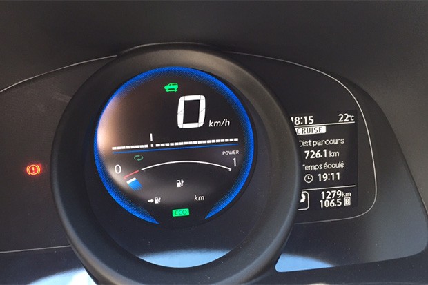 Au final, notre e-NV200 a paroucur 726 kilomètres en 4 jours...
