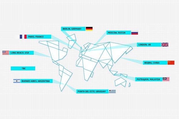 Formule E - Calendrier 2015 - 2016 des étapes du Grand Prix Electrique