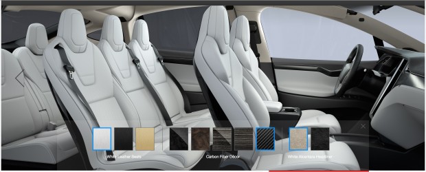 Interieur Tesla Model X