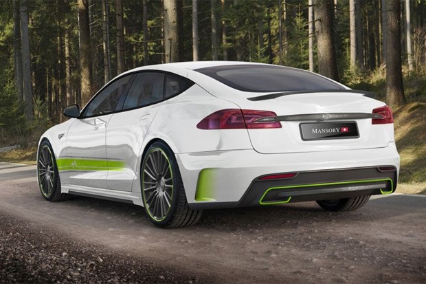 Tesla Model S Mansory - Vue arrière