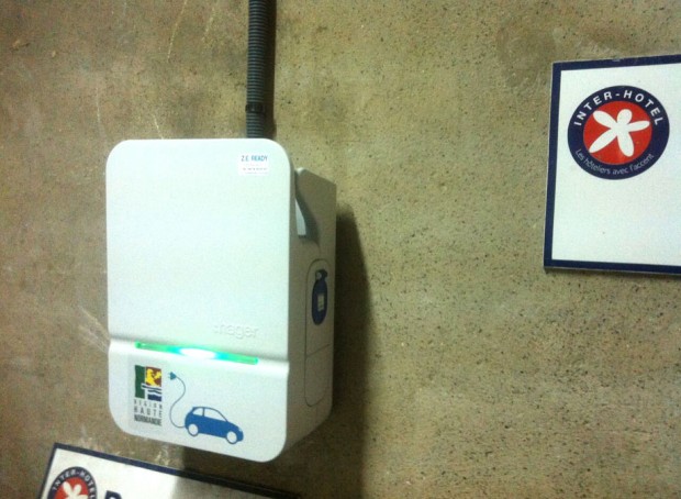 Wallbox de l'Hôtel de la Plage à Dieppe