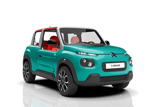 La Citroën e-Méhari est une version redessinée de la Bluesummer de Bolloré