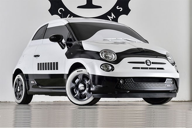 La Fiat 500 électrique aux couleurs des stormtroopers de Star Wars