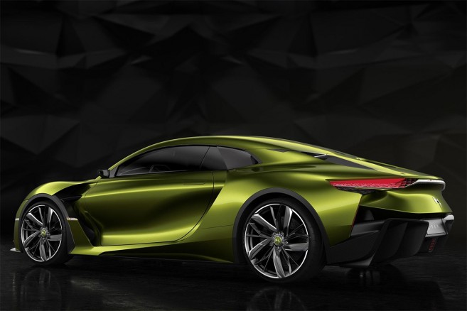 DS E-Tense : vue de profil