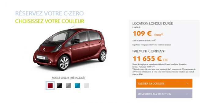 Citroën Electric Store