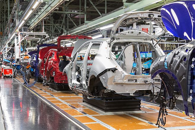 La Nissan Leaf est assemblée depuis 2013 à Sunderland, au Royaume-Uni