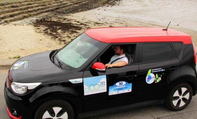 Kia Soul EV au Vendée Energie Tour