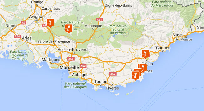Bornes de recharge : carte réseau Plus de Bornes