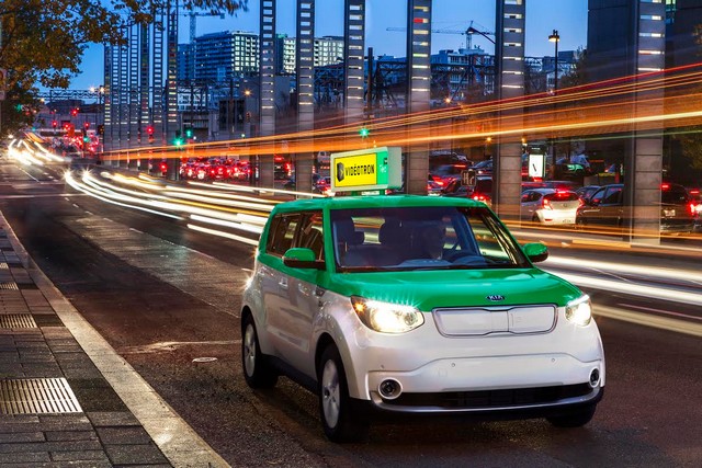 Taxi électrique Kia Soul EV