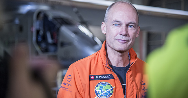 Pour tenir le coup sur les longues étapes, Bertrand Piccard a eu recours à l'auto-hypnose